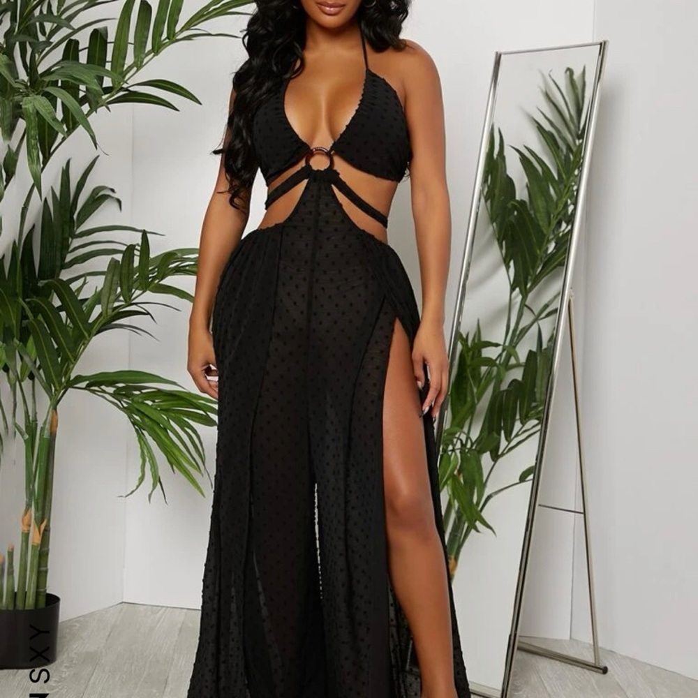 Never worn black jumpsuit